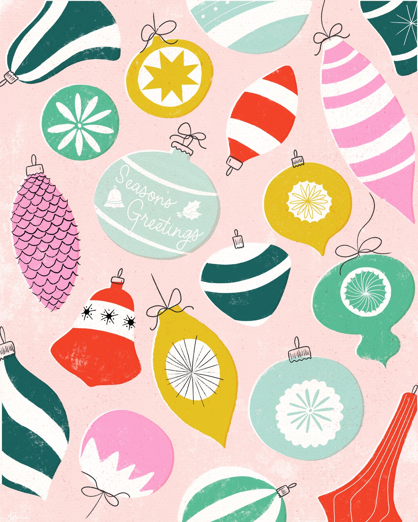 Shiny Brite Ornaments card